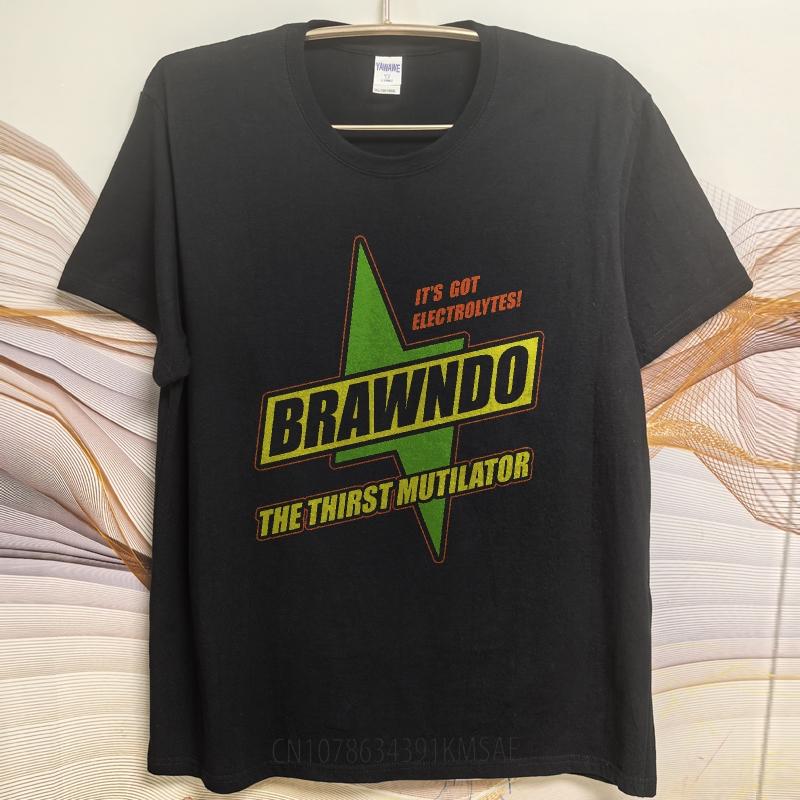 Fashion Summer Unisex T Shirt Its Got Electrolytes Brawndo The Thirst Mutilator Short Sleeve Relaxed Fit Crew Neck Tops