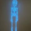 3D Printed Skeleton Refrigerator Magnet, Poseable Skeleton Figurine with Movable Joints, Halloween Gothic Skeleton Fridge Magnet Decoration