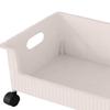 Storage Box Organizer Toy Storage Bin with Removable Wheels Multifunctional