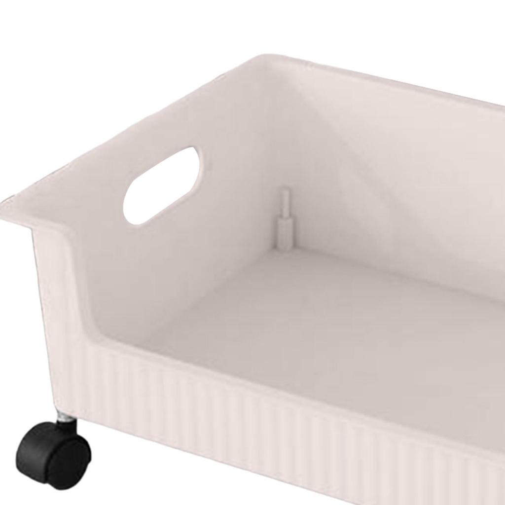 Storage Box Organizer Toy Storage Bin with Removable Wheels Multifunctional