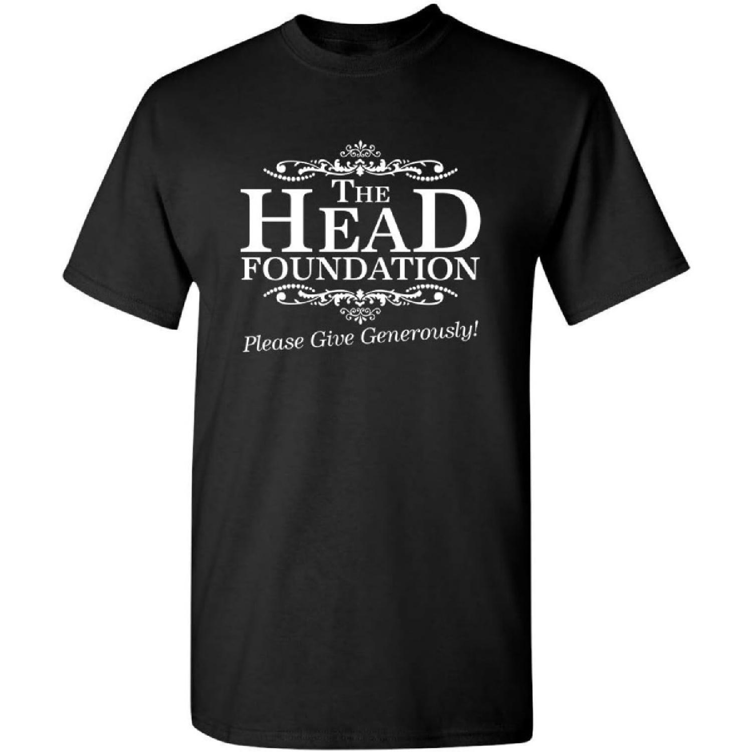 The Head Foundation Sarcastic Graphic Tees Mens Novelty Funny T Shirt S
