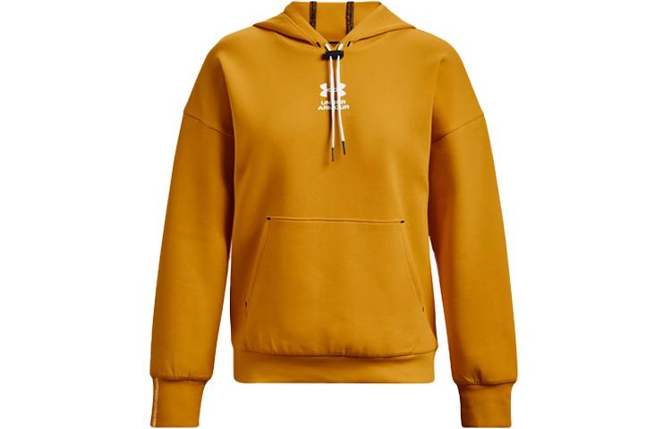 Under Armour Summit Sweatshirts Women s Gold Hooded Moderate Regular 1374466-588 XS