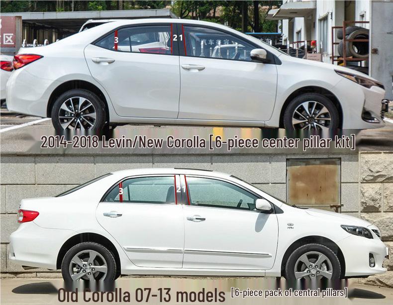 Kompatible Zierleiste für 2023 Toyota Corolla, Levin, RAV4, Reiz, Vios und FS Modelle