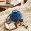 Simulation Blueberry Blueberry Plush Keychain Soft Blueberry Plush Bag Charm  Bag Decor