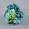 Silk Artificial Rose Bouquet 10 Heads Artificial Flowers  Wedding Decoration Flowers