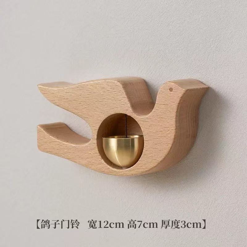 Dopamine Wind Chime Animal Series Owl Hanging Decoration Brass Bell Frog Entry Reminder Peace Pigeon In