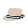 (One Size, Beige) Men Fedora Hat Tree/Webbing Pattern Panama Jazz Cap Summer Outdoor Sun Protection Sun Hat