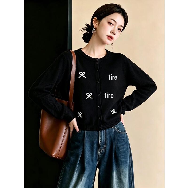 La Chapelle Women's Casual Knit Cardigan
