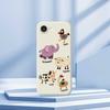 For iPhone 16e Case Five Animals Pattern Printing Straight Edge TPU Phone Back Cover