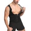 Erkekler Gümüş İyon Sauna Vücut Şekillendirici Yelek Zayıflama Bel Eğitmen Korse Ter Şekillendirme