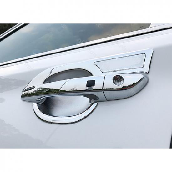 For Hyundai Kona 2018- Chrome Car Exterior Door Handle Bowl Cup Cover Trim
