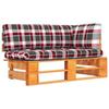 Day and Night - Day and Night Corner Sofa Pallets Garden Pine Wood Impregnated Honey Brown