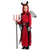 Halloween Carnival Boys Girls Scary Red Horn Devil Devilkin Costumes for Kids Child ZBHC-033