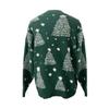 Women's Casual  Knitted Long Sleeve Pullover Sweater Knitted Top Christmas