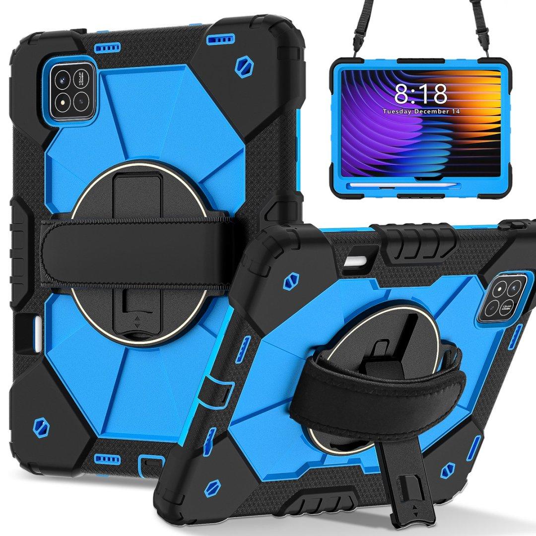 Nieuwe 360 Roterende Hoes voor Xiaomi Pad 7 11,2 inch Funda voor Xiaomi Pad 7 Pro 11,2  Armor Stand Handvat Grip Coque Cover For Xiaomi Pad 711.2 hemelsblauwe kleur
