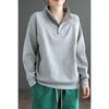 Lapel Commuter Design Pullover Sweatshirt for Women Spring and Autumn New Style Loose Retro Slim Top