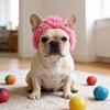 Polyester Pet Cat Wigs Cartoon Dog Hairpiece Party Dress-Up Dog Cosplay Hat  Photo Props