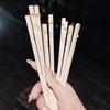 5 Pairs White Gold Chopsticks Set Healthy Korean Sushi Sticks Chopsticks Reusable Non-slip Chopsticks For Party Hotel Restaurant