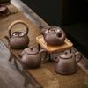Stoneware pot side handle teapot ceramic single household Chinese style tea making pot single pot anti-scalding