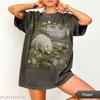 Vintage Arctic Fox Wildlife Tee, Retro White Fox Graphic T-Shirt, Outdoorsy Nature Lover Gift, Rustic Cabincore Shirt, Wild Fox Hiking Tee