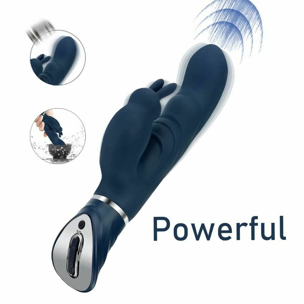 Powerful Blue Rabbit  Clitoris G Spot Stimulation Waterproof Rechargeable Rabbit S