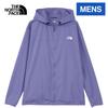 The North Face Sunshade UV Protection Rash Optic Size S Men's Full-Zip Hoodie, Quick-Drying, Lightweight, Guard, Violet,