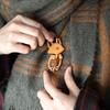 Cartoon Wooden Brooch Unisex Design Scarf Buckle Cute Animal Sweater Pin  Clothing Accessorres