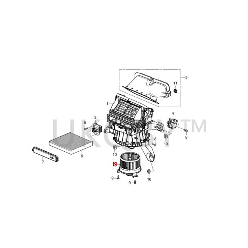 79310TBTH01 Suitable for Ho nd a Lingpai Enjoyment Domain Blower motor, blower motor
