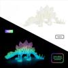 Drago Dinosauro Magico Stampato in 3D Articolazione Mobile Fidget Toy Ornamentale da Scrivania Articolato Rotante Giocattolo per Adulti Bambino Artigianato Regalo di Nascita
