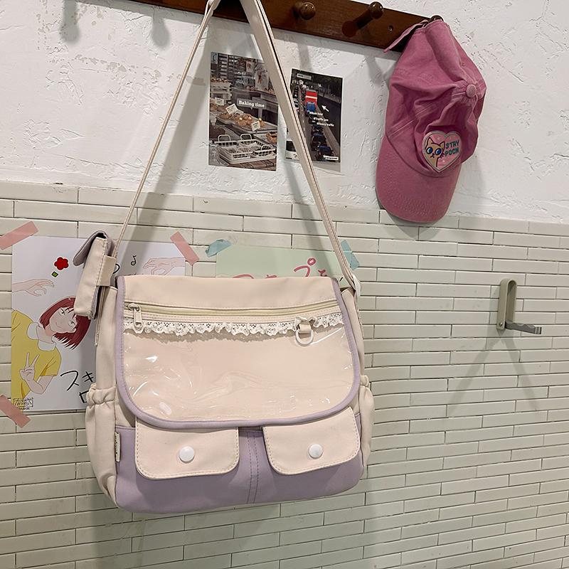 Student Class Shoulder Bag Women's Large Capacity Crossbody Bag