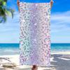 Charming Leopard Print Beach Towel Summer Microfiber Outdoor Swimming Sports Sun Protection Shawl Large Bath Towel