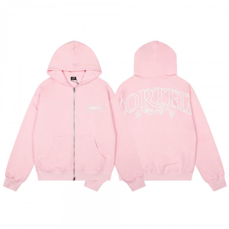 Corteiz Alcatraz Badge Patchwork Windbreaker Jacket Loose Fit Streetwear Unisex Lightweight Outerwear
