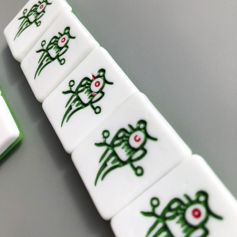 Refrigerator Magnet Creative Simulated Chinese Mahjong Magnetic Sticker Fridge Magnet Home Decoration Games Gifts Good Fortune