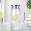 Barley Tea Pitcher, 1500ml Teapot, Stovetop-Safe, Stainless Steel Lid, Refrigerator-Safe, Wide Mouth, Easy to Clean