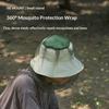 Anti-Mosquito Head Net Outdoor Camping Fishing Cap with Automatic Shrink Feature Face Protection Mesh for Summer Use