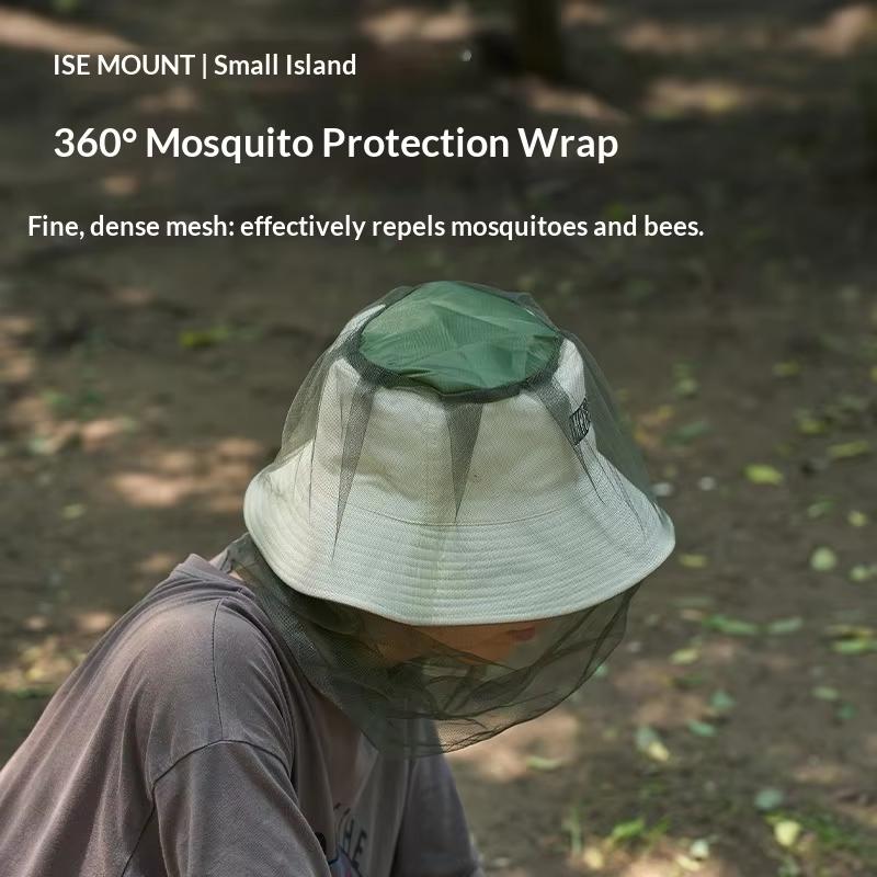 Anti-Mosquito Head Net Outdoor Camping Fishing Cap with Automatic Shrink Feature Face Protection Mesh for Summer Use