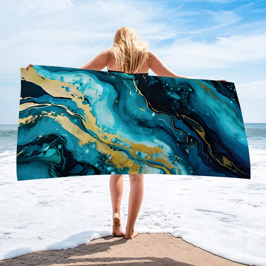 90 * 180 Beach Towel Microfiber Printing Beach Towel Absorbent Towel 2026