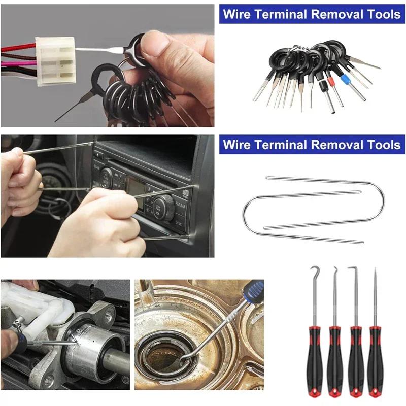 NEW 200PCS/Set Car Trim Removal Tool Pry Kit Car Panel Tool Stereo Removal Tool Kit Auto Hand-held Disassembly Tools