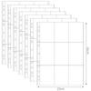 A4 Kpop Photocard Binder Sheets Multiple Pockets Sleeve PP Acid Free 4x6 Photo Album Refill Pages Card Stamp Die Jewelry Storage