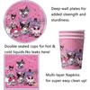 51pcs Kuromi Party Tableware Set includes Banner, Tablecloth, Plates, Napkins