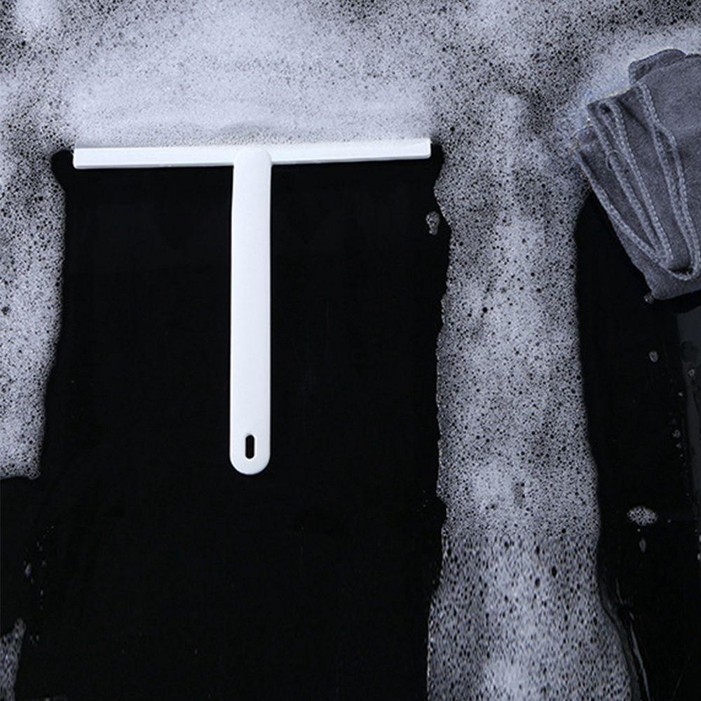 With Holder Mirror Bathroom Car Glass Wiper Scraper Shower Squeegee Silicone Scraper Window Brush