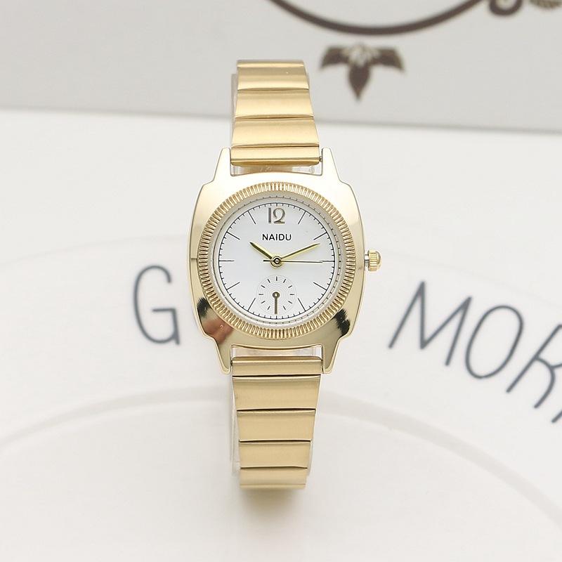 Luxury Watch for Women Minimalist Style Niche Light Retro Steel Strap Small Gold Quartz Watch Relógio Feminino Dropshipping