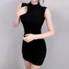 Korean Dongdaemun Slim Waist-cinching Sleeveless Bodycon Dress