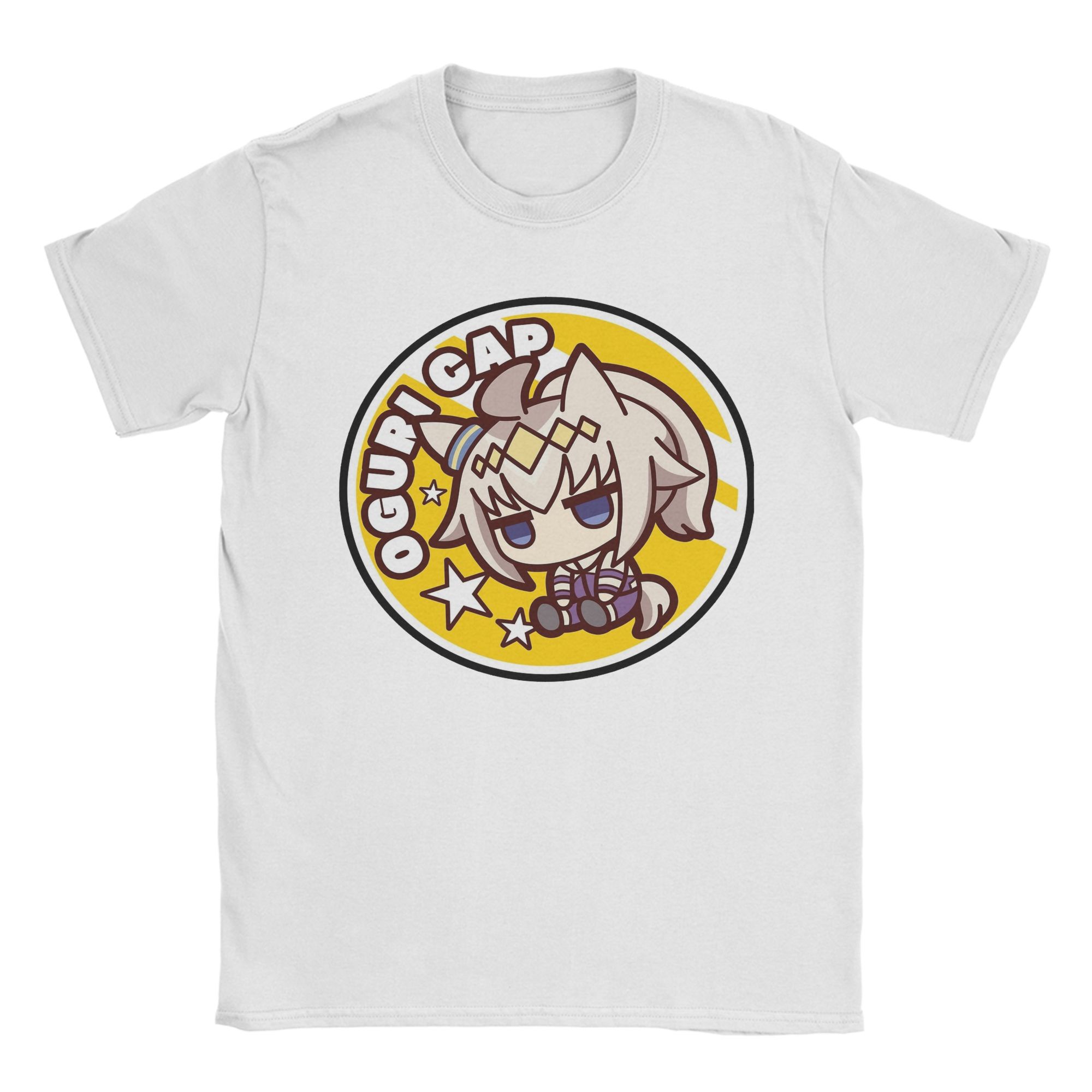 

Anime Mejiro McQueen Uma Musume Men s T Shirt Unique Tee Shirt Short Sleeve Unisex O Neck T-Shirt Cotton Plus Size Clothes 4XL