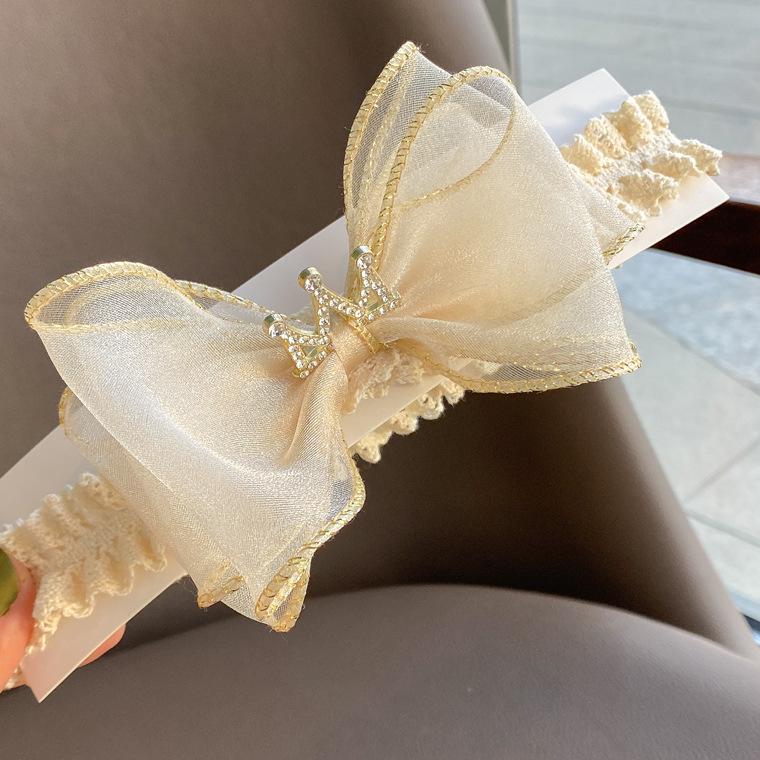 Children's Gauze Bow Headband - Infant/Toddler Hair Accessory