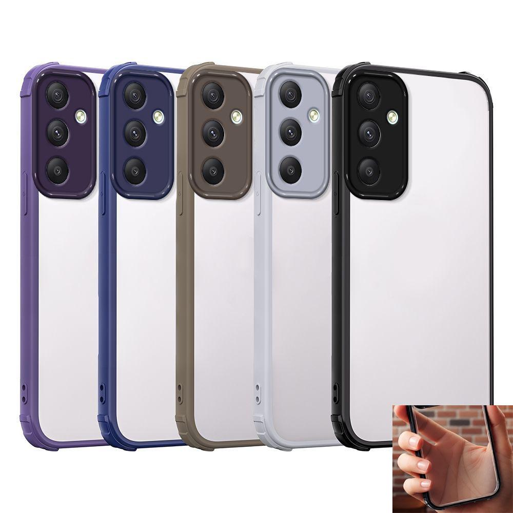 For Samsung S24 Case Galaxy S25 Plus Phone Case Galaxy S25 FE S24 + Cover Antidrop protection Shookproof Hard acrylic back cover