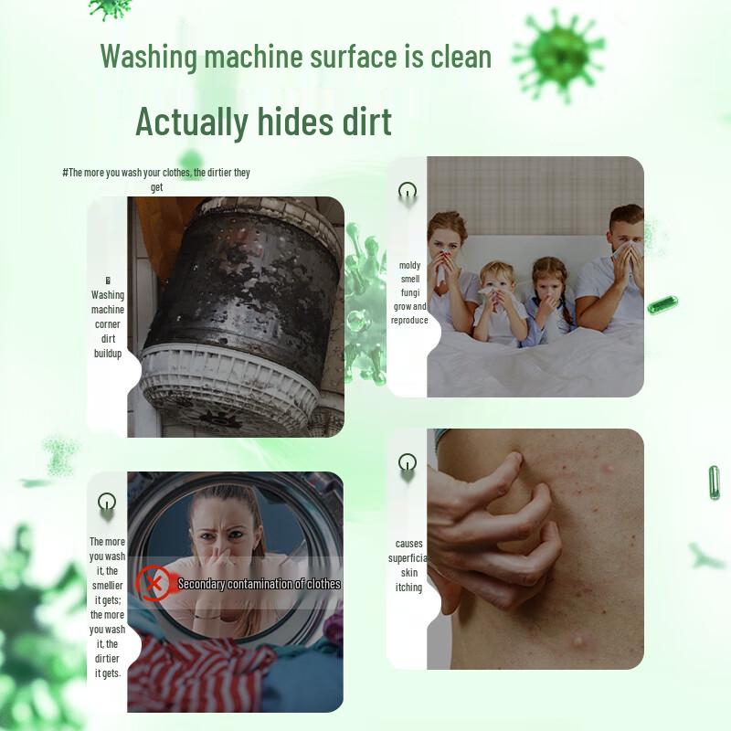 EVERSHINE Washing Machine Deep Cleaner Pods Kit