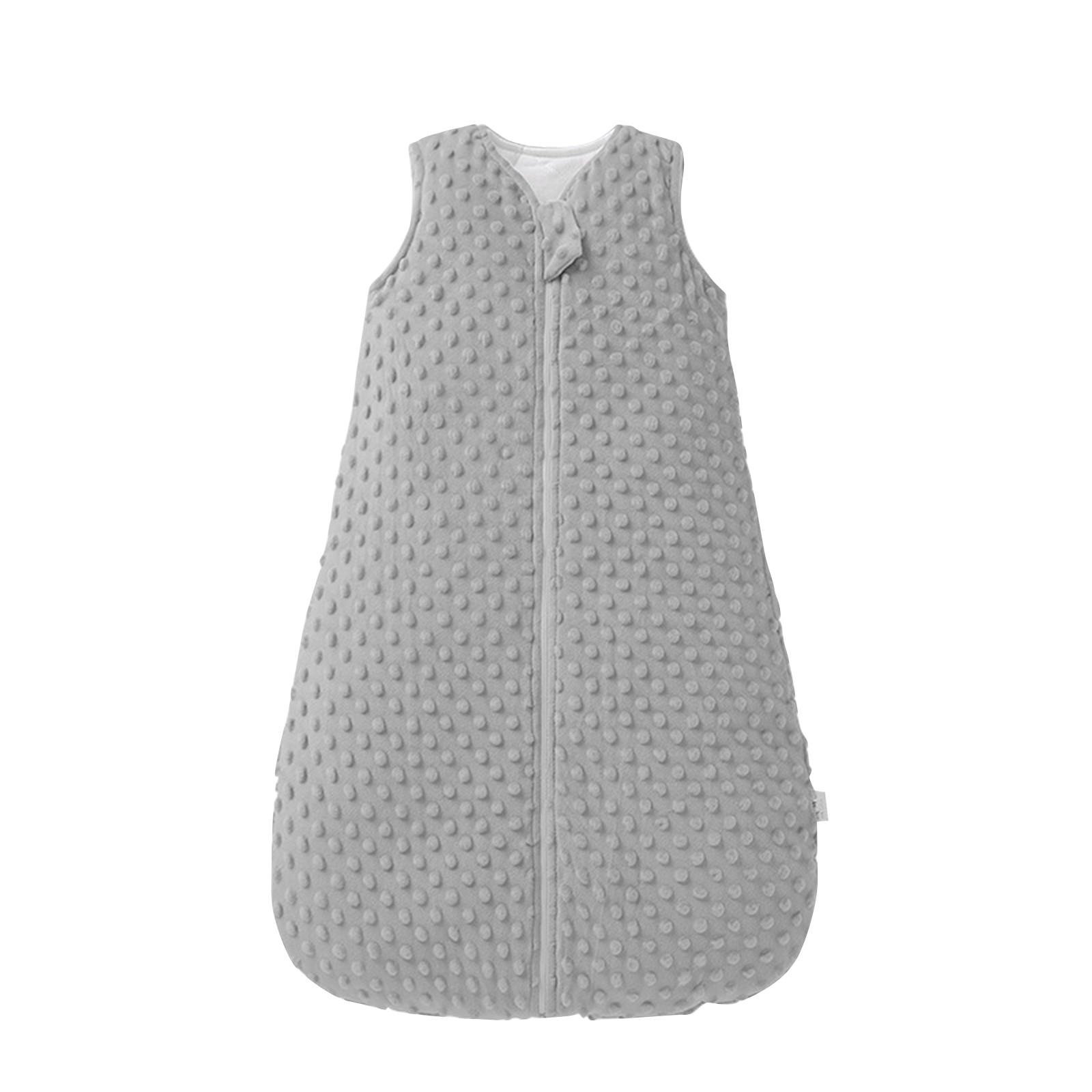 

Детский спальный мешок 12-18 месяцев TOG 2.5 Зимнее детское носимое одеяло, полностью хлопковый спальный мешок для малышей с двусторонней молнией Теплый стеганый спальный мешок One Size