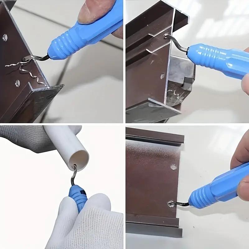 Raschietto per sbavature, coltello da rifinitura, raschietto per sbavature rotanti, lame per sbavature, rifinitore per bordi, utensile manuale per sbavature, per legno, plastica, alluminio