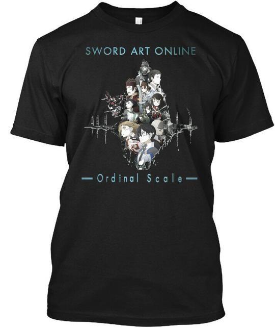 Sao Ordinal Scale - Sword Art Online T-Shirt Made in the USA Size S to 5XL
